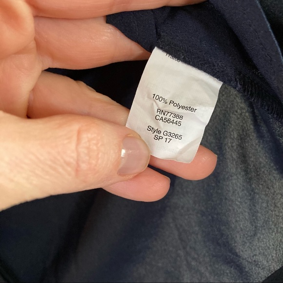 Navy Blue J.Crew Blouse - Picture 4 of 8